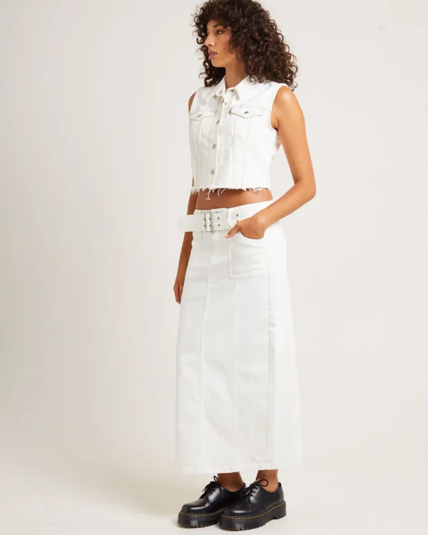 Clearance LEVIS Xs Vest In The Cloud White