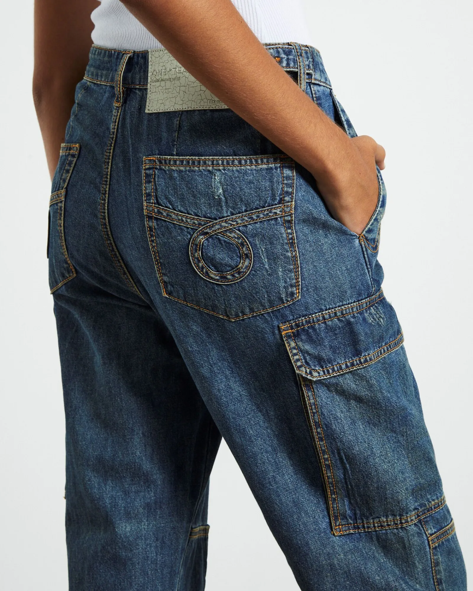 zipped_cargo_motion_jeans_5.webp Cheap ONE TEASPOON Zipped Cargo Motion Jeans Used Blue